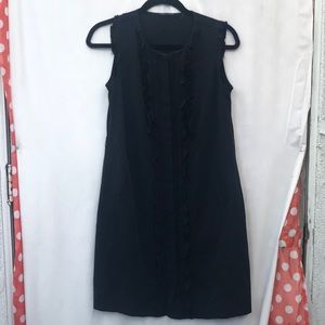 Elie Tahari Sleeveless Black Silk Dress Size 6